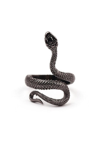 Каблучка у формі чорної змії символ смерть і відродження розмір регульований чорне золото Fashion Jewelry (285110804)
