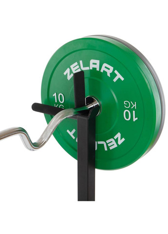 Стійка універсальна під штангу для жиму та присідань із підстраховкою регульована TA-9599 розмір 100x60x130см чорний Zelart (366959020)