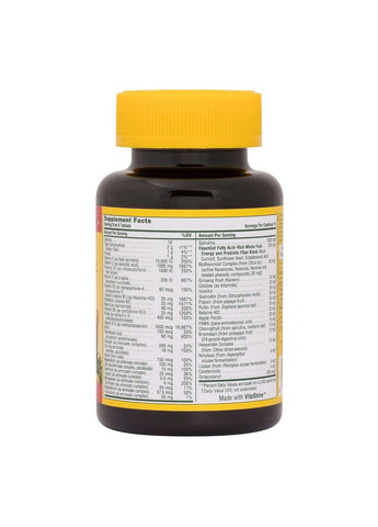 Вітаміни та мінерали Source of Life Multivitamin & Mineral, 90 міні пігулок Natures Plus (293421797)