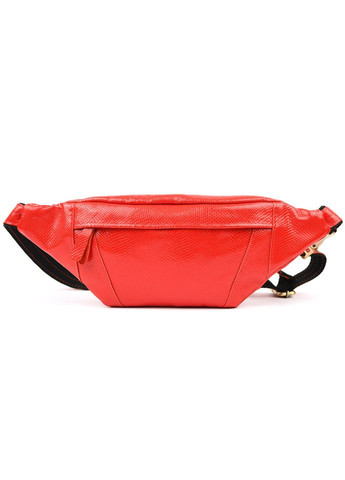 Кожаная сумка бананка красная кожа под змею GR-455-3md TARWA (356505919)