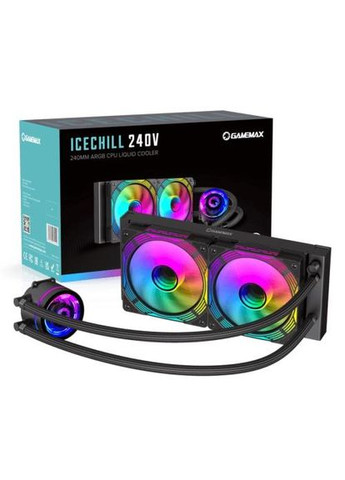 Система жидкостного охлаждения IceChill 240V, Black GameMax (360397343)