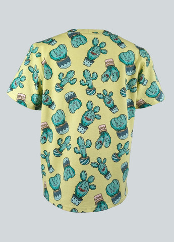 Желтая демисезонная футболка кактусы GEX Футболка