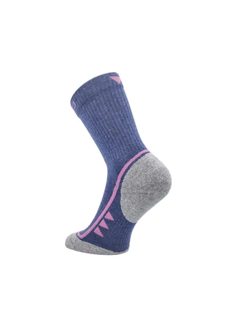 Синие носки trekking sock mid supersoft 50 blue (1 пара) 3i19866-14mr CMP (398033516)