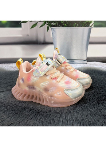 Розовые демисезонные кроссовки детские для девочки Paliament
