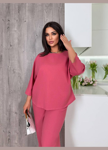 Жіночий костюм з льону вільного крою Avanti (338438363)