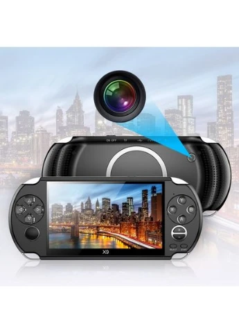 Ігрова портативна консоль PSP X9 з екраном 5,1 дюймів та ТБ-виходом Gemac (393820841)