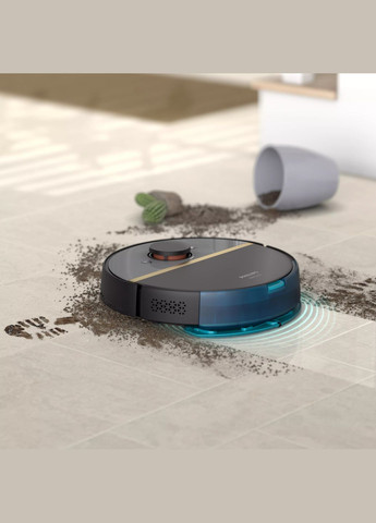 Робот-пилосос Series 7000, h=35см, вологе прибирання, конт пил -0.26л, вода -0.24л, автон. робота до 180хв, НЕРА 11, чорний Philips (315603836)