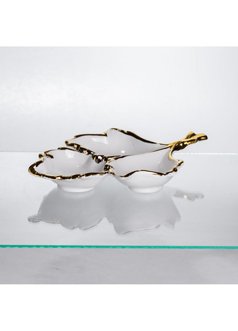 Менажница фарфоровая на 3 секции 27*19.5*4 см Yiwu (366670476)