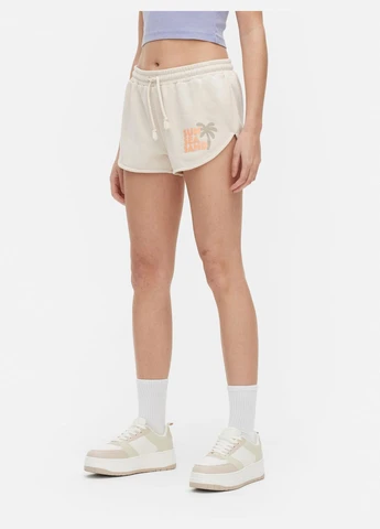 Шорти,бежевий з принтом, Primark (346515333)
