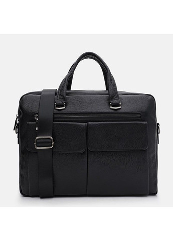 Чоловічий шкіряний портфель K166457bl-black Borsa Leather (367992120)