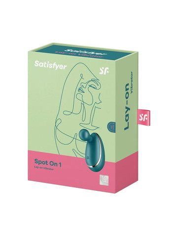 Вибратор для наружной стимуляции Spot On 1 Green, гибкий отросток Satisfyer (315497916)