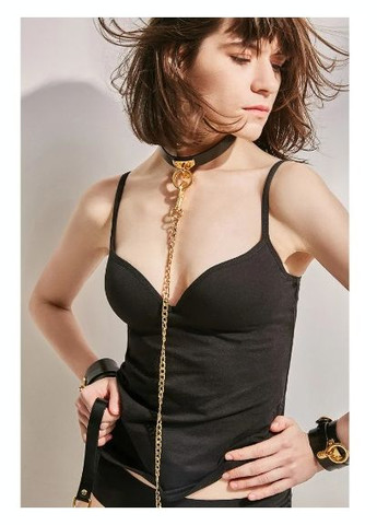 Повідець Leather Cosplay Leash, італійська шкіра, з металевим ланцюгом, - CherryLove UPKO (296930363)