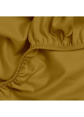 Подростковая постель сатин с простыней на резинке CURCUMA 160х220 см Cosas (307477566)