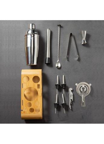 Набор барных инструментов 7887 350 мл 12 предметов No Brand (351296717)