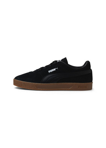 Чорні кеди club suede leather sneakers unisex Puma