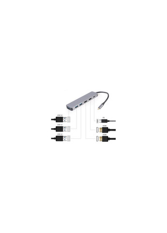 Концентратор (A-CM-COMBO3-03) Cablexpert USB-C 3-in-1 (366691712)
