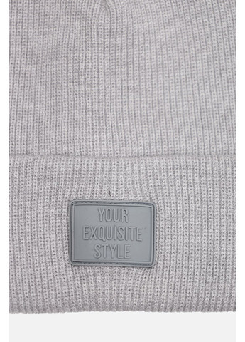 Шапка чоловіча колір сірий CB-00280608 Yuki (363620612)