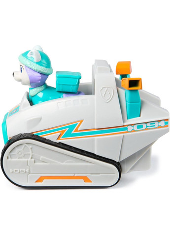 Щенячий патруль Спасательный снегоход и фигурка Эверест Paw Patrol Everest's Snow Plough Vehicle with Collectible Figure Spin Master (365251651)