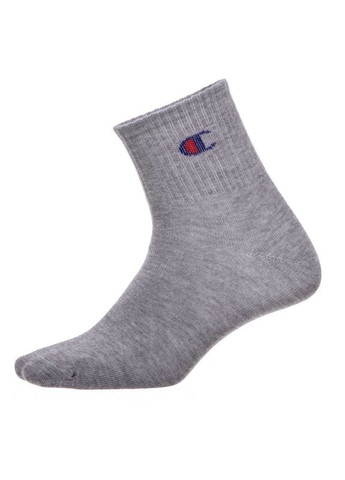 Шкарпетки спортивні чоловічі високі V-001 (нейлон, бавовна,, Сірий) Champion (354702993)