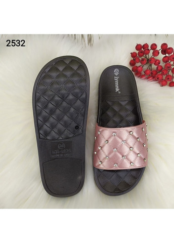 Пудровые шлепанцы женские Fashion