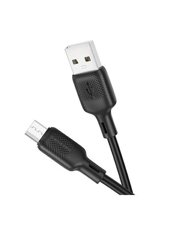 Кабель Micro USB для зарядки телефона, смартфона / зарядный шнур провод микро юсб для передачи данных 3м Borofone (334297604)