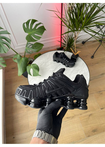 Кросівки жіночі і чоловічі Nike Shox TL Black | Найк Шокс ТЛ чорні No Brand чорні демісезони (362085049)