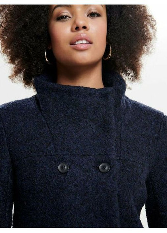 Темно-синє Пальто демісезон,темно-синій, Only