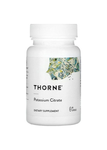 Вітаміни та мінерали Potassium Citrate, 90 вегакапсул Thorne Research (294927268)