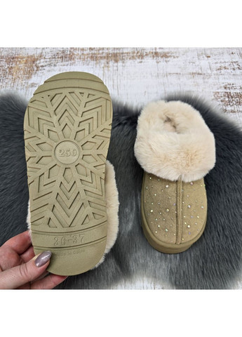 Бежевые тапочки домашние Fashion