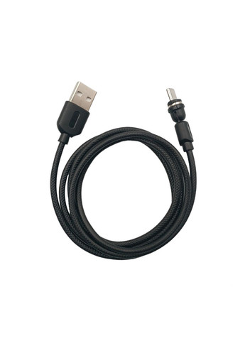 Магнітний кабель 2 в 1 / Type-C - USB / 540 градусів / Круглий / 100 см. / Чорний Uslion (335257242)