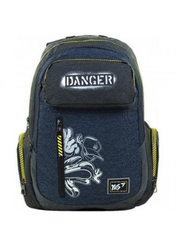 Рюкзак шкільний T87 Danger синій (558272) Yes t-87 danger синий (268144668)