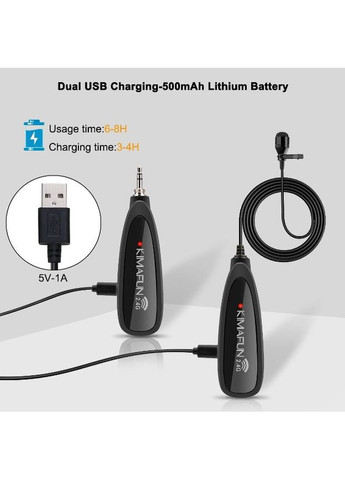 Бездротовий петличний мікрофон KIMAFUN G130-1 KIMA (334003065)