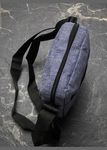 Барсетка фіолетовий меланж з чорним лого No Brand (330128503)