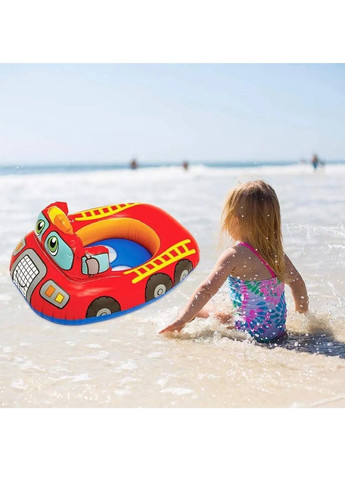 Детский надувной круг в форме машинки для плавания в бассейне водоеме на пляже диаметр 81 см (480489-Prob) Автомобиль Unbranded (336327351)