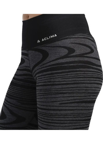 Термоштани Warm Wool 200 Longs High Waist висока посадка Black Motion Aclima (366545403)