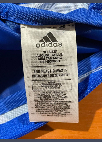 Поясна сумка на пояс плече бананка adidas spain unisex waist bag crossbody blue gold (289478663)