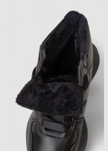 Кроссовки женские зимние на меху Ager Кроссовки чёрные зима (318561307)