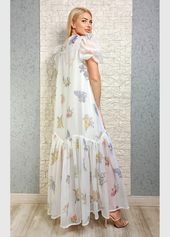 Білий повсякденний, кежуал сукня di classe з квітковим принтом