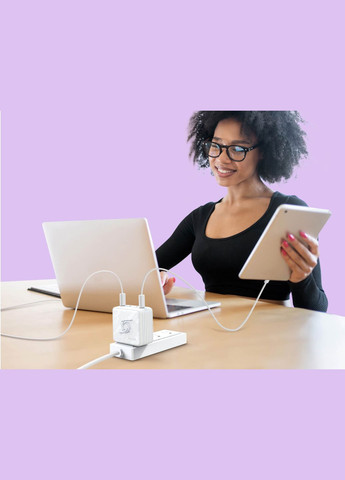 Зарядний пристрій GC313 CORE GO 100Вт 2хUSB-С, 1хUSB-A, 1xHDMI, білий AVerMedia (322617950)