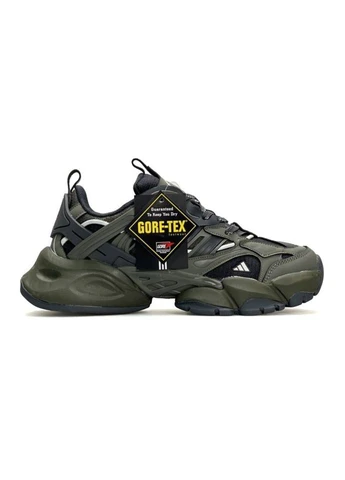 Оливковые (хаки) кроссовки khaki grey (размер ) No Brand XLG Runner Deluxe GTX
