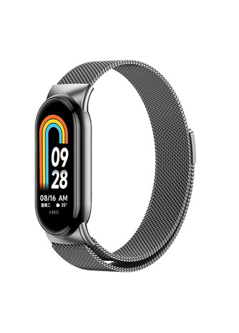 Ремінець для Xiaomi mi band 8 9 / ремішки на сяомі, ксіомі мі бенд / металійний ремінець до фітнес-браслета Золотий Epik (365731482)