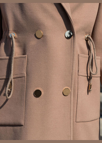 Кавове демісезонне Пальто MN