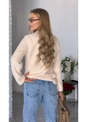 Бежевий мʼякий, теплий і неймовірно зручний светр-поло🍂☕️ Luna