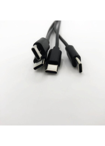 Кабель спліттер USB - 4 Type-C для зарядки та живлення 2A 20см ( код: A4C-02mB ) Digital (361049434)