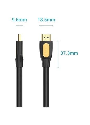 Кабель HDMI - HDMI 10 м Black (ALIBL) Vention (390179602)