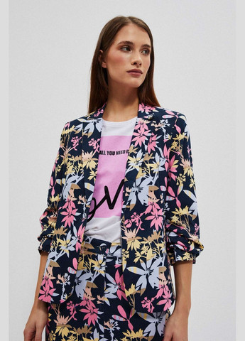 Синий женский жакет Moodo -