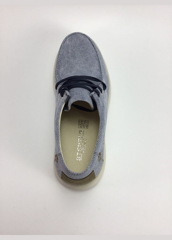 Голубые мужские мокасины голубые Stepter