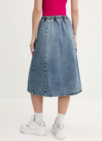 Голубая юбка Moschino Jeans