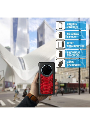 Накладка ExBacker Python Scales для Honor Magic7 Pro Червоний (79829) Stenk (362376438)