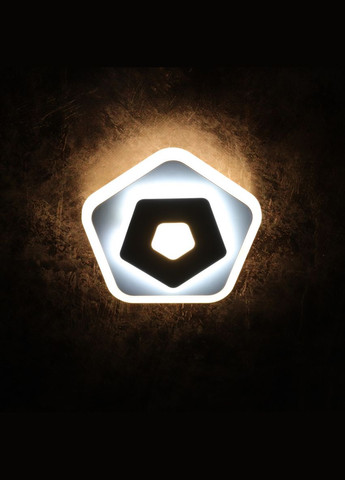 Современный креативный потолочный светильник LED для кухни ванной офиса 25139 Белый 4х20х20 см. Sunnysky (364494684)